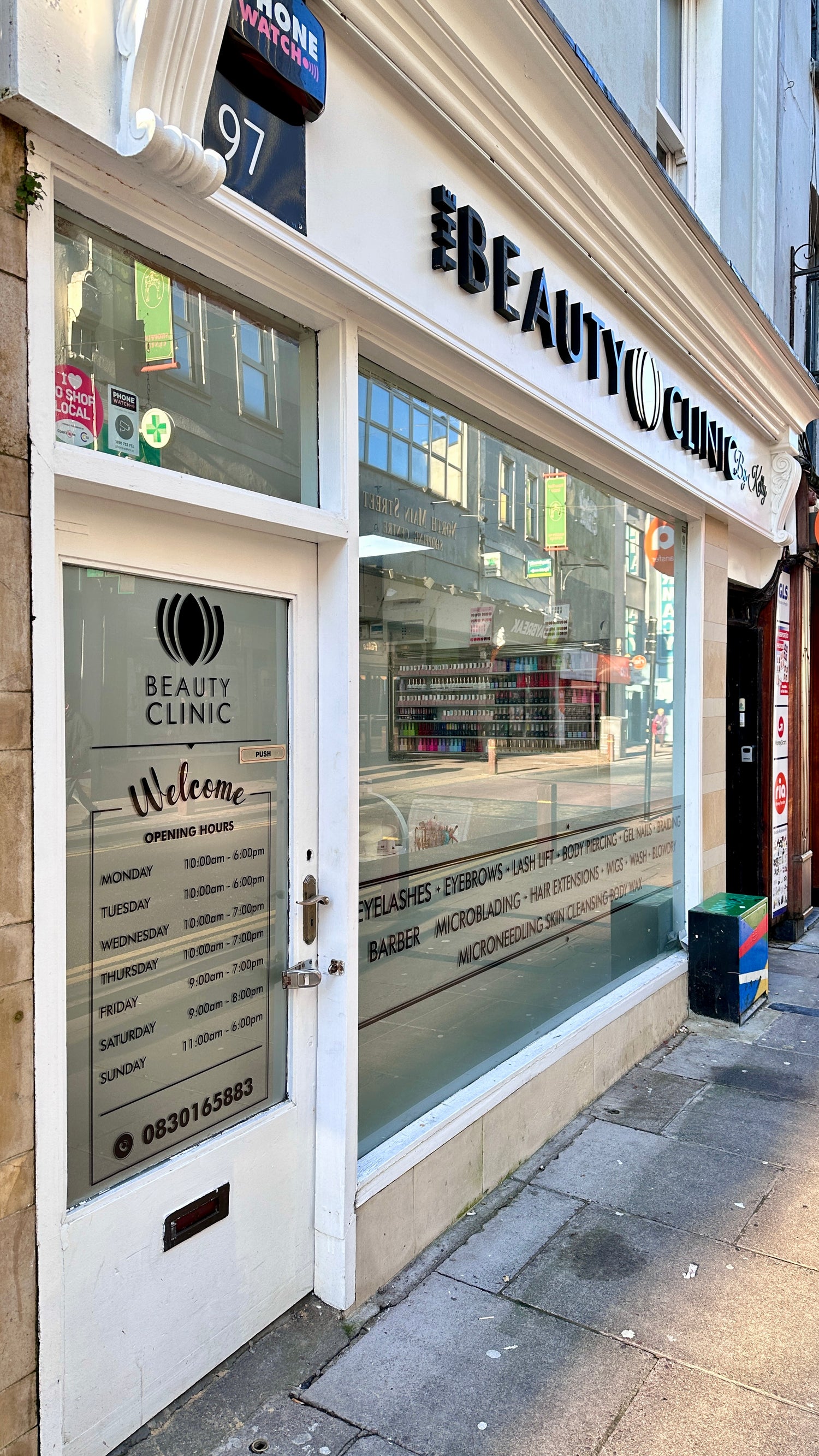 Side view of the exterior of Beauty Clinic By Ketty in Cork city